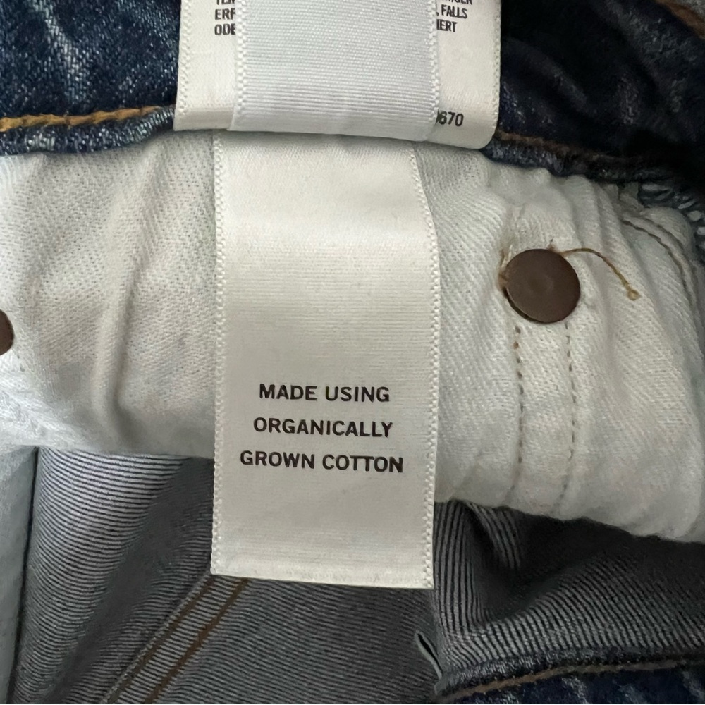 AGOLDE Riley High Rise Straight Crop Jean Transfer Wash - Picture 11 of 11